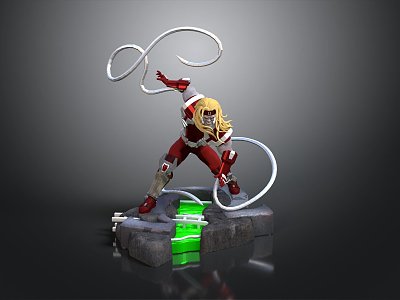 cosplay costume online game female warrior anime costume animation costume 3d model