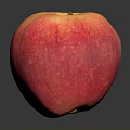 Fresh Ripe Red And Yellow Apple With Shiny Smooth Skin And Juicy Flesh