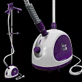 VUK Household Garment Steamer White And Purple With Steam Hose Hanger Control Knob