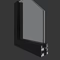 Modern Aluminum Casement Window With Double Glazing And Insulated Frame Design