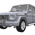 Golden Mercedes G Class SUV With Front Grille And Alloy Wheels