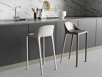 Bar Chair Bar Stool High Stool 3d model