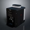 Modern Electronic Coffee Machine With Digital Display Control Buttons And Sleek Design 3d model