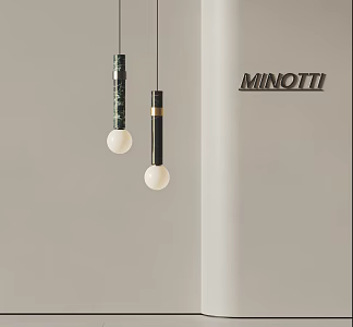 MINOTTI modern chandelier bedside chandelier small chandelier marble chandelier stone chandelier decorative chandelier 3d model