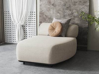 Quiet Single Sofa Guifei Sofa model