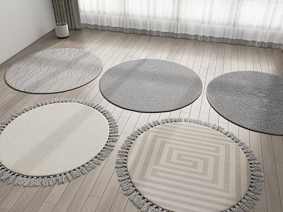 Modern Round Carpet model