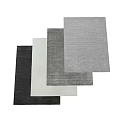 Modern Square Carpet Combo 3d model