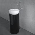 Modern faucet floor type high basin high faucet 3d model