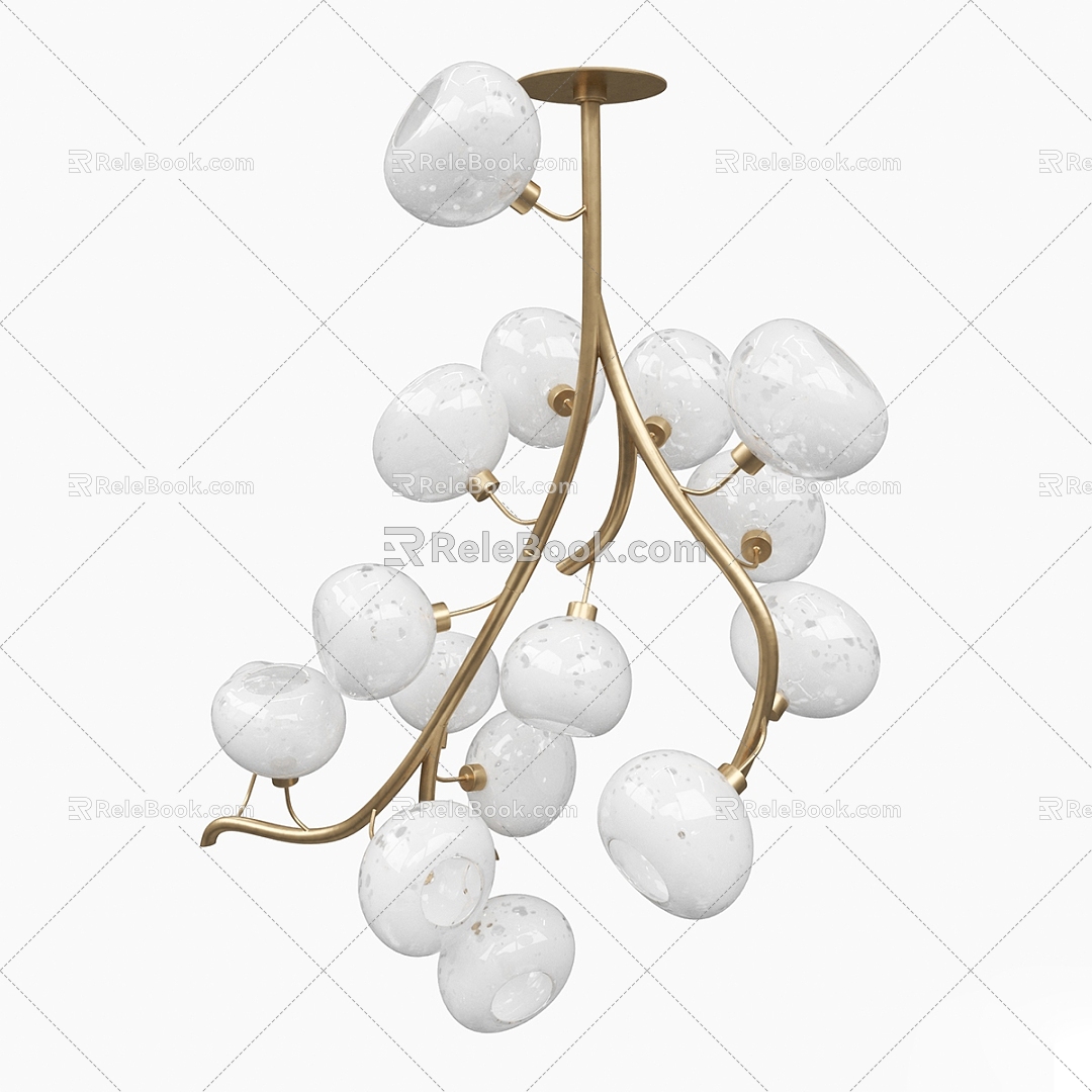 Metal ball chandelier model