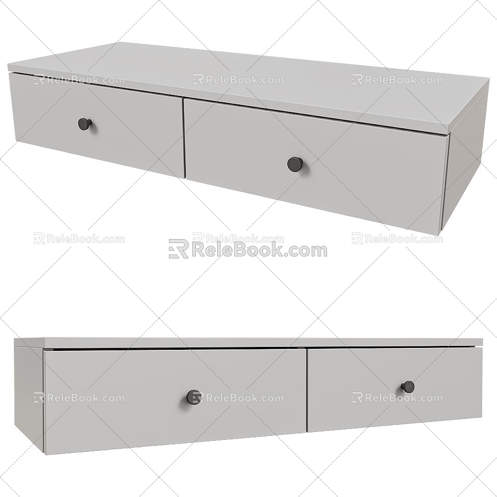 Short Cabinet 18 3d model