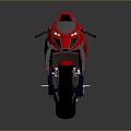 Modern motorcycle two-wheeled motorcycle off-road motorcycle road racing motorcycle 3d model