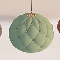 upholstered chandelier chandelier 3d model