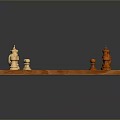 Chess Piece Items 3d model