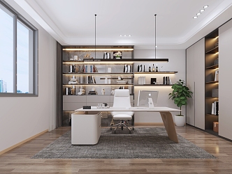 Modern Office Manager's Office 3d model