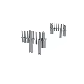 Stainless Steel Industrial Components Including Multiple Connectors And Fittings For Machinery