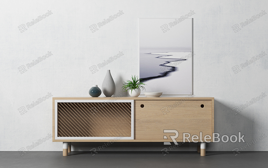 Nordic TV cabinet model