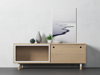 Nordic TV cabinet 3d model