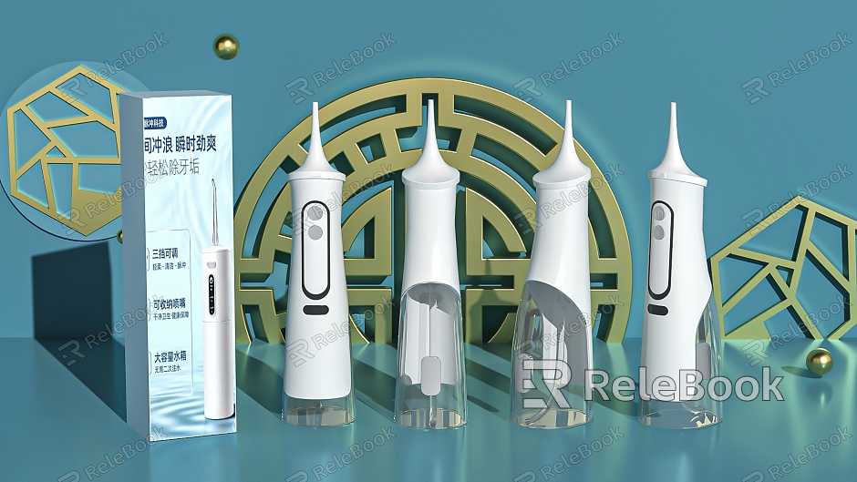 Modern Dental Cleaning Device Box Dental Cleaning Device Toothbrush Electrical Appliance Household Equipment model