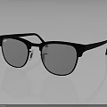 Stylish Black Frame Sunglasses With Gray Lenses Trendy Daily Fashion Accessory