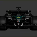 Green And Black Formula 1 Car With Aerodynamic Design And Cognizant Logo