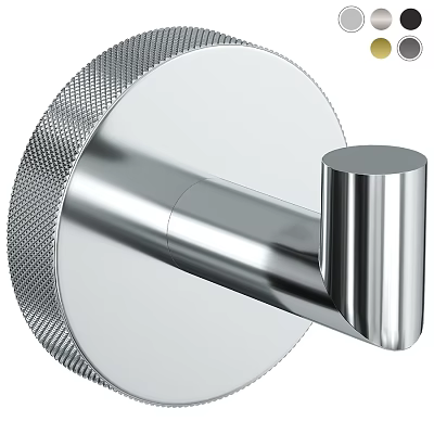 Stainless Steel Chrome Bathroom Hook For Hanging Towels And Daily Use 3d model