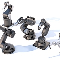 Mechanical arm industrial equipment automobile assembly line mechanical arm 3d model