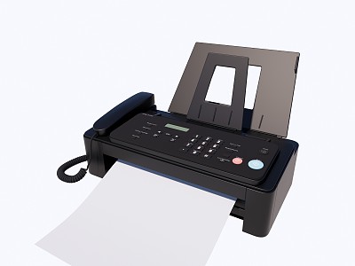 Modern fax machine model