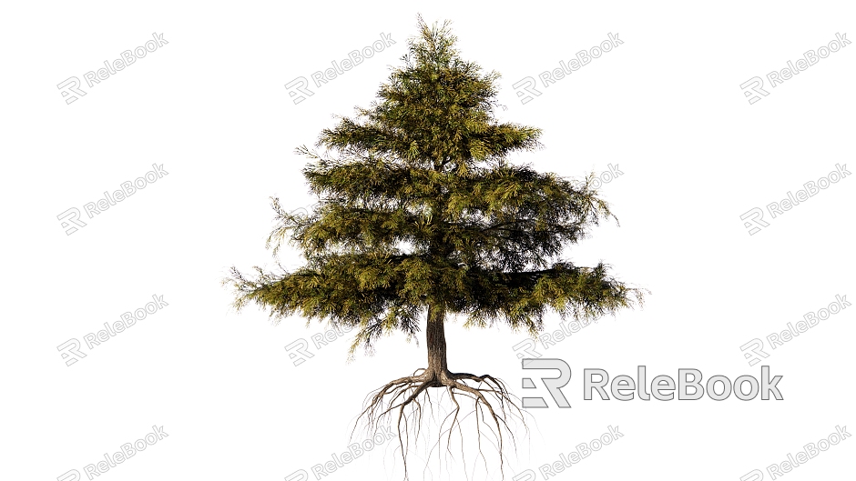 Modern Pine Tree Pine Plant model