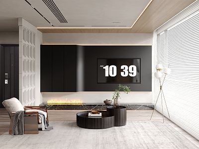 modern living room model