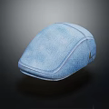 Stylish Blue Denim Hat With Soft Texture For Casual Everyday Wear