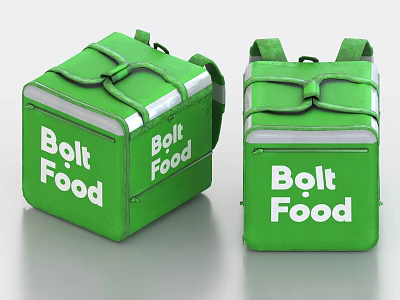 takeaway box delivery box express box incubator food box 3d model