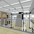 Modern Front Desk Reception Area With Blue Sky Group Logo And Spacious Lobby