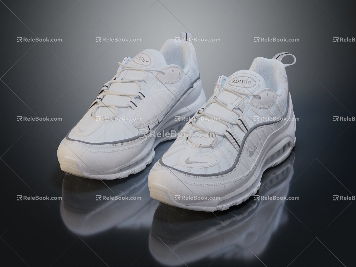 Modern sneaker Nike Shoes 3d model