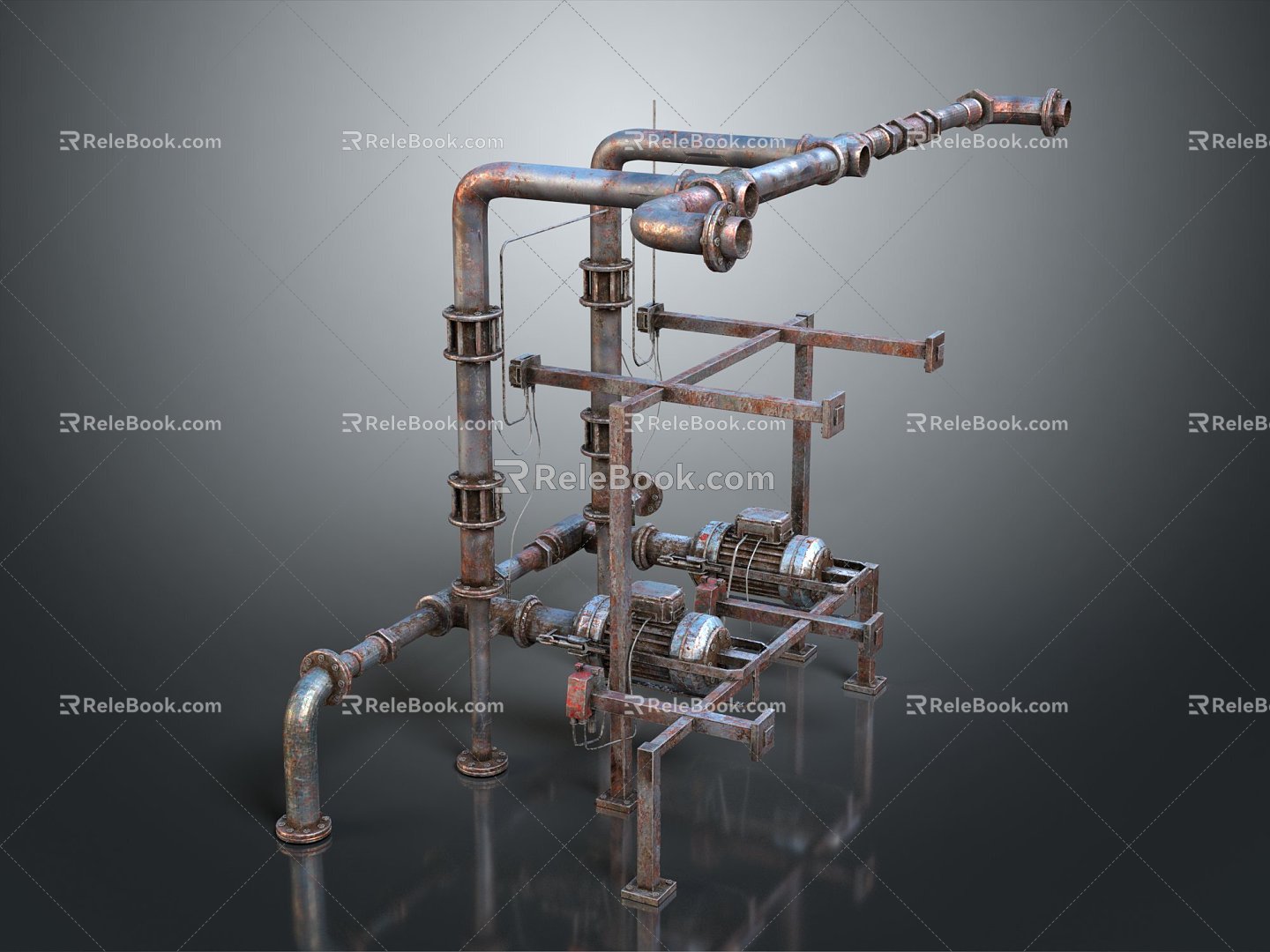 modern water pipe pipe valve iron pipe model