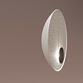 Circular eclipse wall lamp 3d model