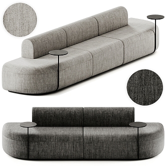 Modern Multiplayer Sofa 3d model