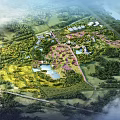 Stunning Spacious Garden Landscape Featuring Colorful Flower Fields Clear Lakes Lush Greens And Peaceful Surroundings