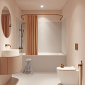 modern bathroom bathroom 3d model