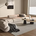 Sofa Coffee Table Combination Sofa Coffee Table Combination 3d model