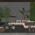Rooftop Garden Design With Lush Green Plants Cozy Seating Area And Natural Light
