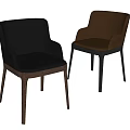 Modern Dining Chairs With Tufted Leather Velvet Upholstery Wooden Legs Multiple Colors