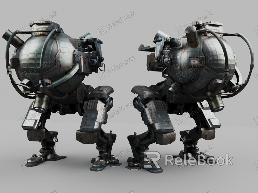 Cyberpunk style sci-fi robot robot Mecack Century sci-fi style robot war robot model