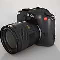 Leica Digital Camera With Black Body And 50mm Professional Lens