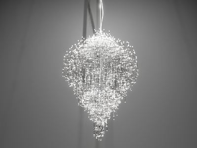 Modern Crystal Chandelier Large Chandelier 3d model