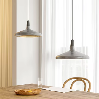 Restaurant chandelier UFO chandelier bedside chandelier fruit plate glass 3d model