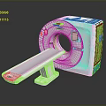 Advanced CT Scanner Medical Equipment With Movable Scanning Table And Control Panel
