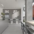 Modern Cafe 3d model