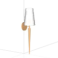 Modern Wall Sconces With Textured White Shades And Golden Metal Brackets For Elegant Indoor Lighting