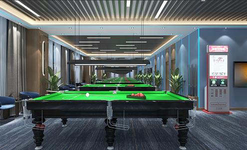 billiard hall billiard table billiard room billiard room 3d model