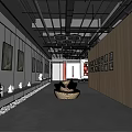 Book Art Exhibition In Modern Gallery With Creative Artwork Displays And Design Elements